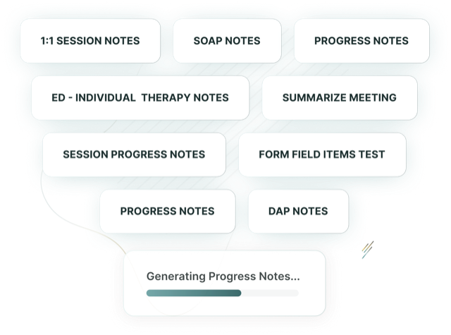 Choose a note type